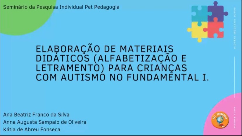 PET Pedagogia lança livro digital com atividades e jogos para crianças